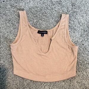 JLUXLABEL Ribbed Crop Top